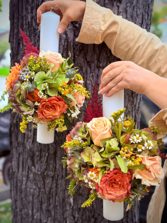 Lumânări florale “Răsărit de Toamnă” [4]