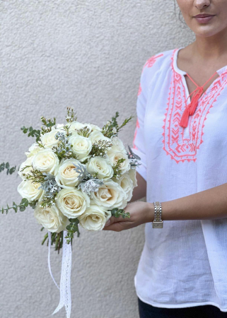 Evenimente - Buchet mireasa "White fairy"