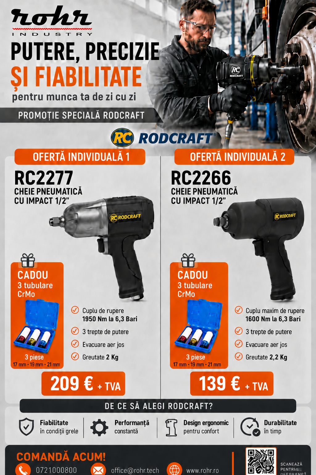 Cum alegi un pistol pneumatic pentru vulcanizare și service auto