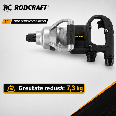 Cheie pneumatică impact 1 inch Rodcraft RC2457XI 2900 Nm greutate redusă 7,3 kg [1]