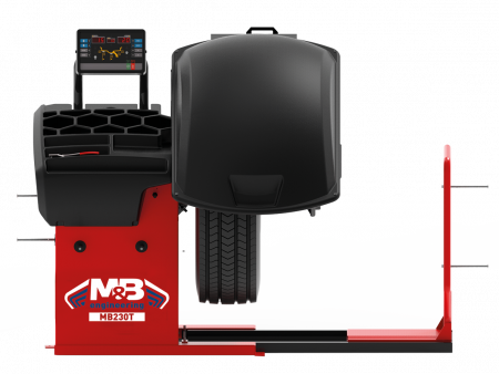 Masini de echilibrat roti Italia - Masina de echilibrat roti camioane, automata 32" cu ecran digital M&B MB230T Italia