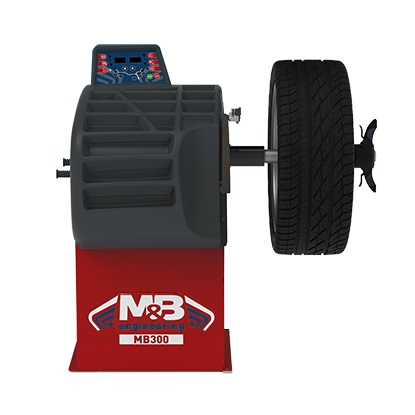 Echipamente service auto si vulcanizari - Masina de echilibrat roti digitala 10"-30" M&B MB300 Italia