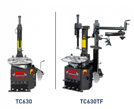 Echipamente service auto si vulcanizari - Masina dejantat anvelope automata, prindere jante exterior 10″-22″ M&B Engineering TC 630 Italia