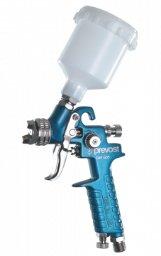 Pistoale de vopsit - Pistol de vopsit industrial pentru retusuri, duza 0,8 mm, cana 125 ml Prevost CAR G05
