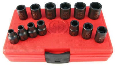 Tubulare de impact - Set tubulare de impact 3/8" scurte, 13 piese SS3113