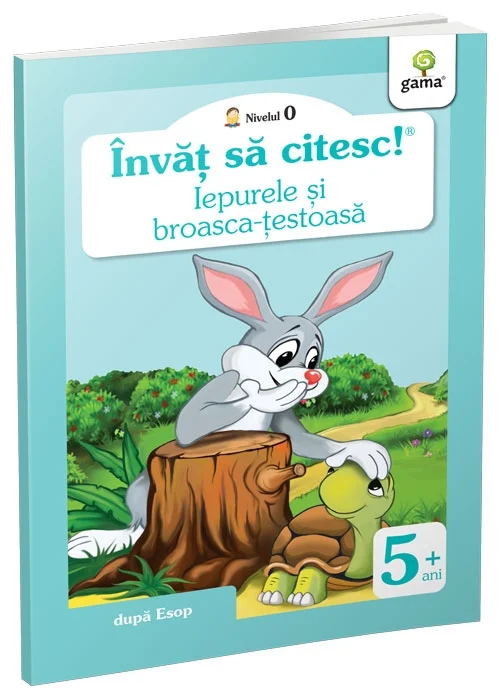 Carti si caiete de colorat 11% - Iepurele si Broasca-Testoasa, Nivel 0