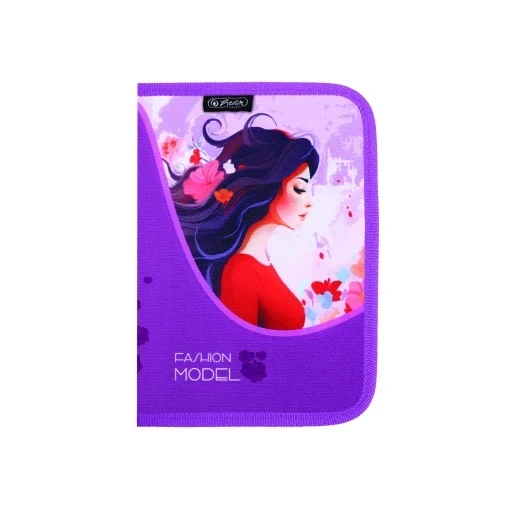 Rechizite scolare - Penar neechipat cu 2 clape Fashion Model