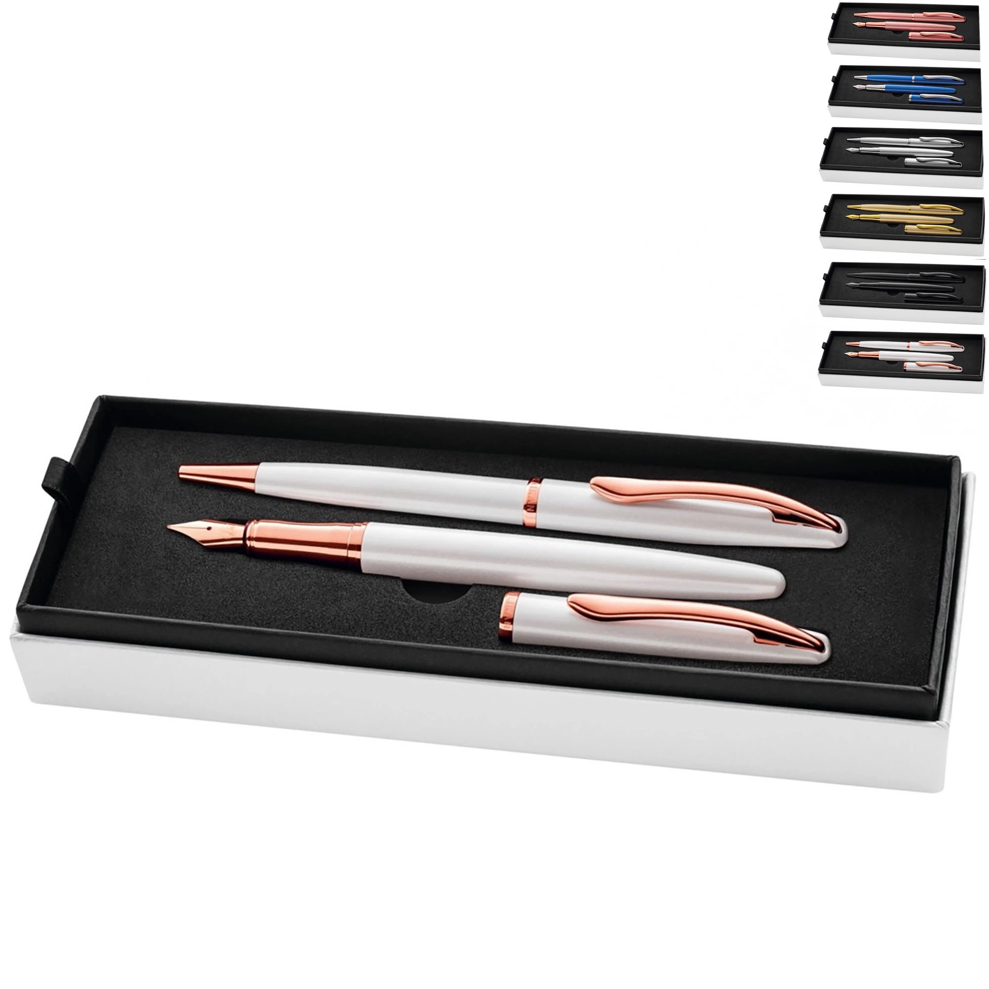 Instrumente de scris - Set stilou si pix Jazz Noble Elegance+cutie cadou