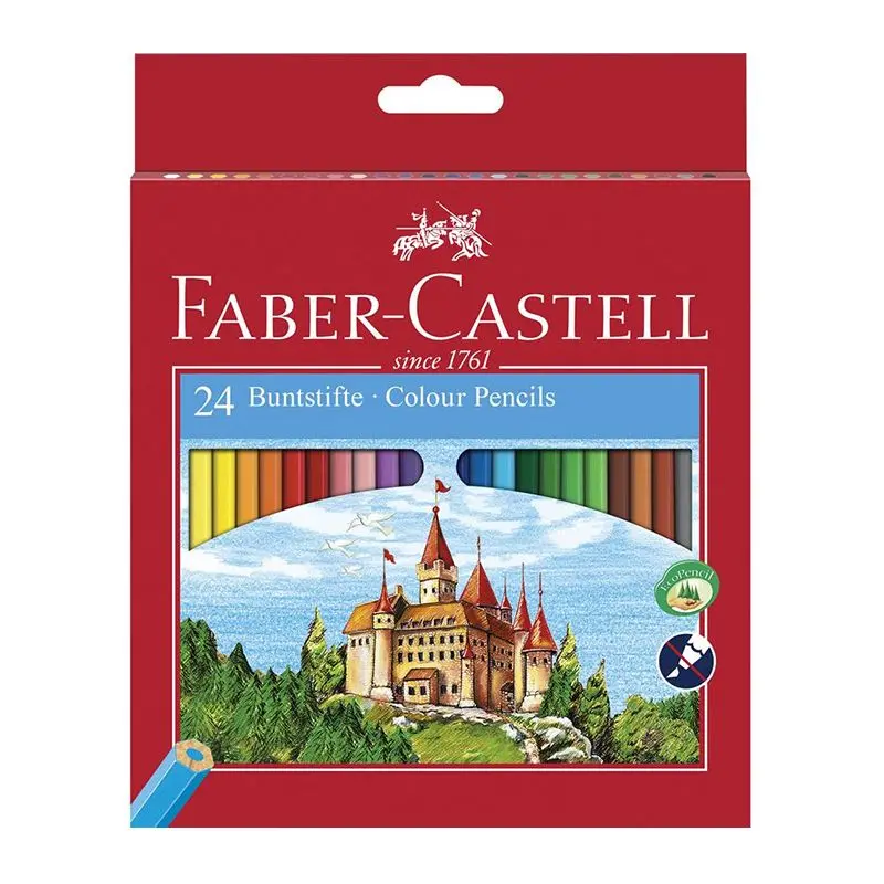 Rechizite scolare - CREIOANE COLORATE 24CUL FABER-CASTELL