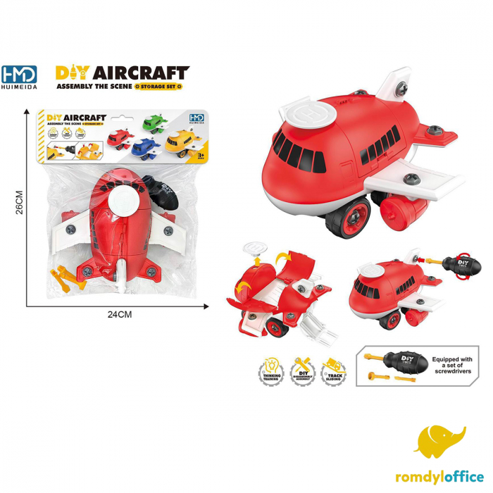 Avion demontabil rosu [1]