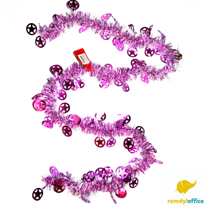 Beteala decorativa violet 2m Christmas [1]