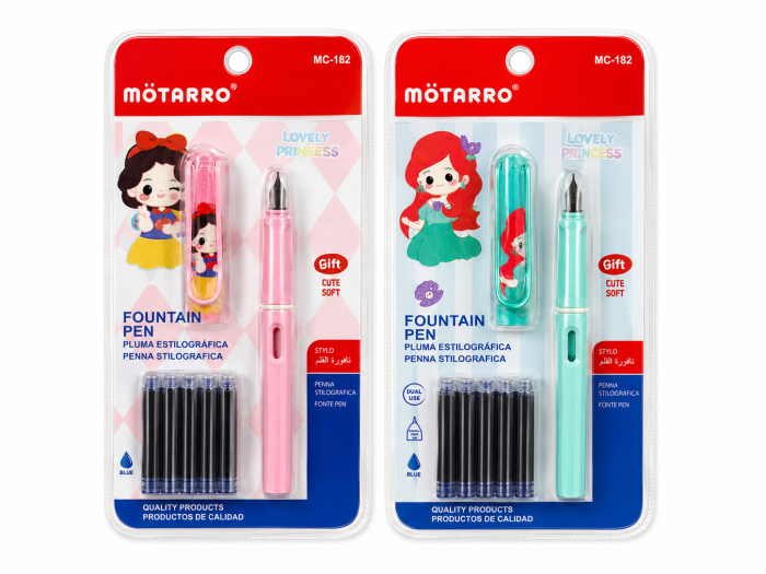 Blister set stilou cu rezerve Motarro [1]