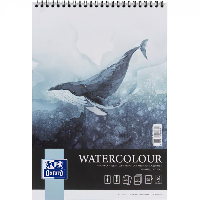 Bloc desen A4 20f spira 300g Watercolour Oxford [1]