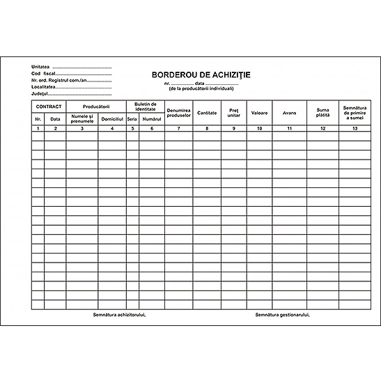 BORDEROU DE ACHIZITIE A4-OFFSET [1]