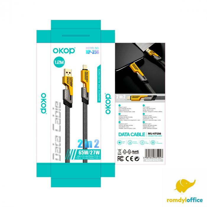 Cablu de incarcator 4in1 1.2m [1]