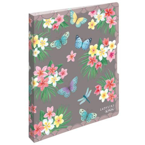 Caiet mecanic A4 2 inele Ladylike Butterflies [1]