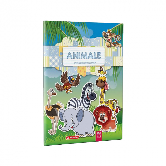 CARTE DE COLORAT A4, 24F, ALFABET CU ANIMALE II [1]