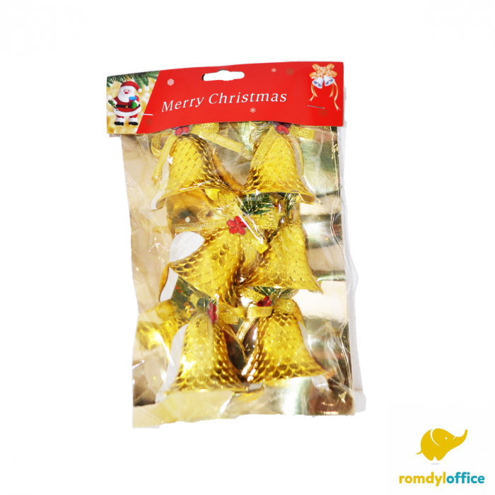 Clopotei aurii 5,5cm 6/set Christmas [1]