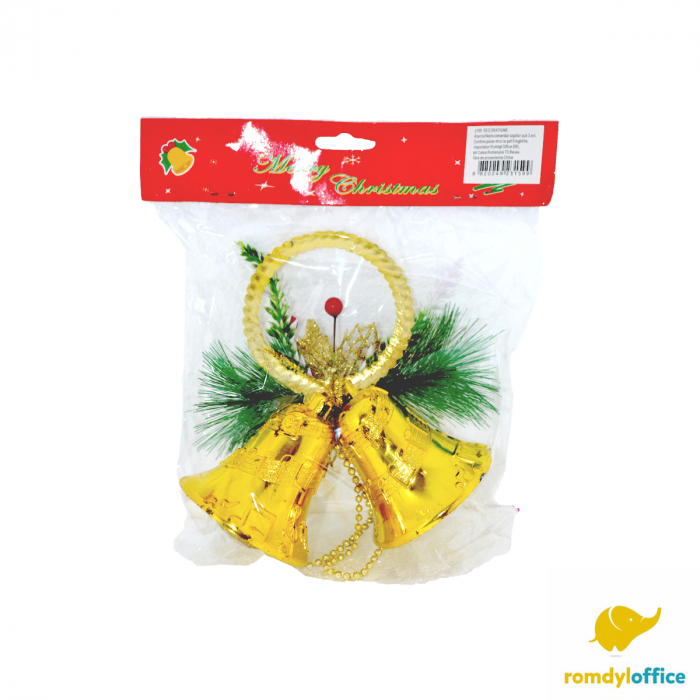Clopotel decorativ 16*30cm Christmas [1]