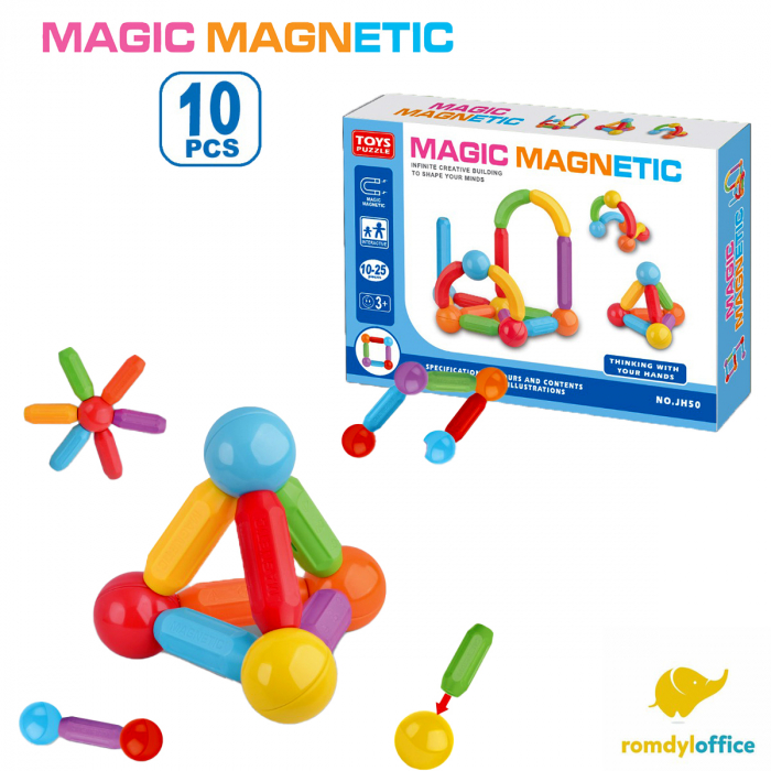 Joc Educativ Constructii Magnetice Sticks Building [1]