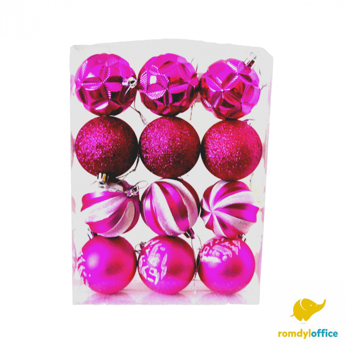 Globuri 6cm Rose 12/set [1]