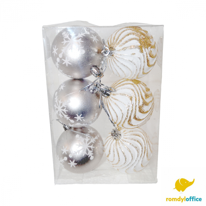 Globuri 6cm sampanie 6/set [1]