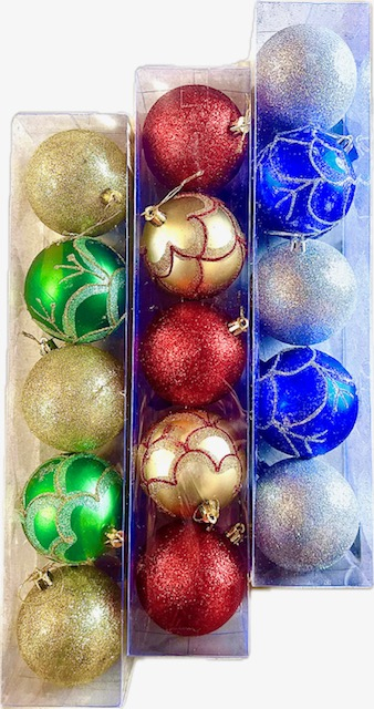 Globuri Christmas mix color 5/set [1]
