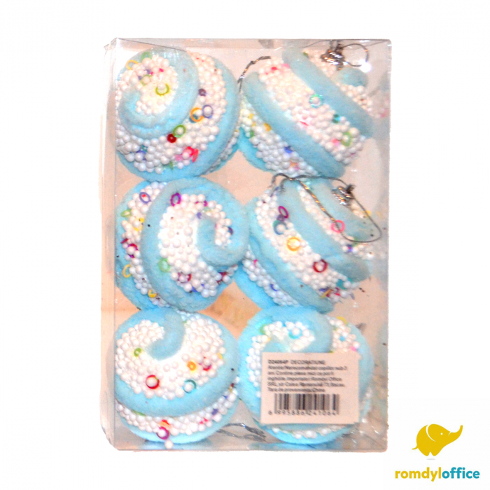 Globuri Christmas roz 6cm 6/set [1]