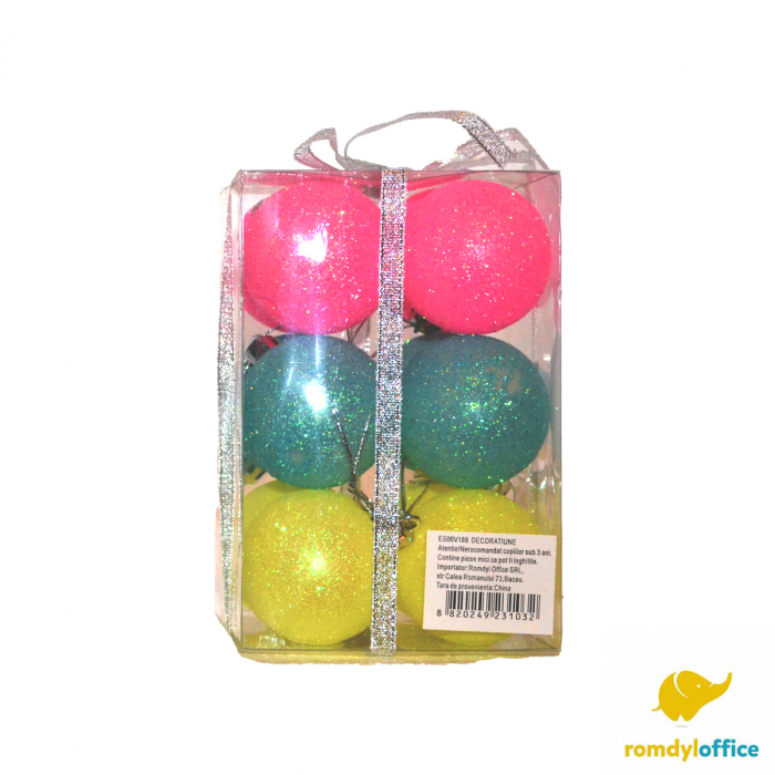 Globuri mix color 5cm 12/set [1]