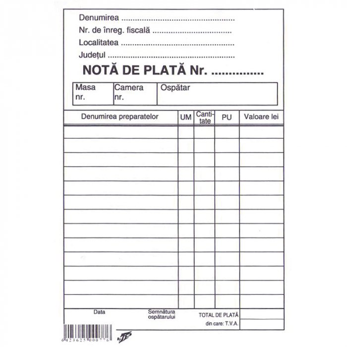 NOTA DE PLATA OSPATAR A6 OFFSET [1]