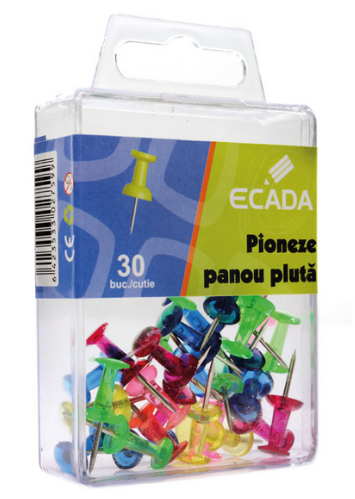 Pioneze panou pluta 50 buc/cutie, Ecada [1]