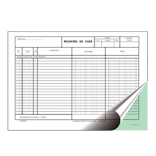 REGISTRU DE CASA A4 - AUTOCOPIATIVA (CARNET) [1]