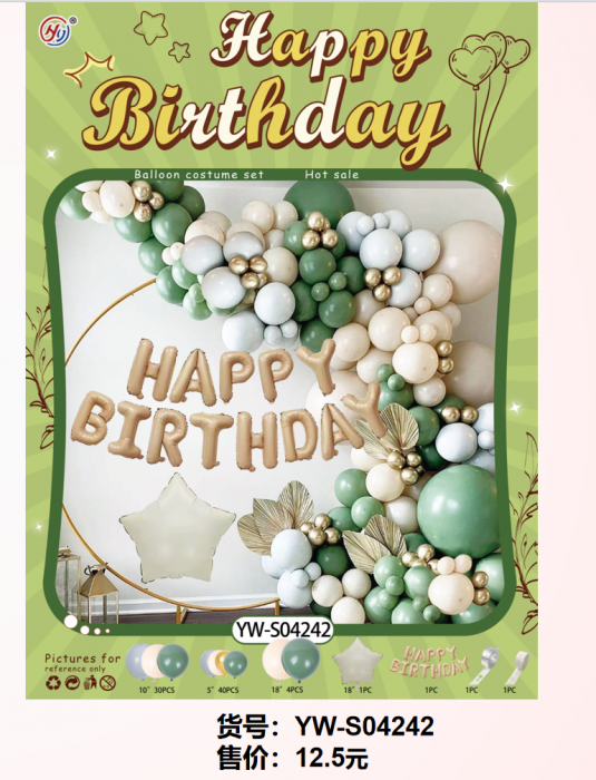 Set baloane party Happy Birth [1]