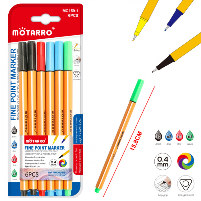 Set fineliner 6 buc/set [1]