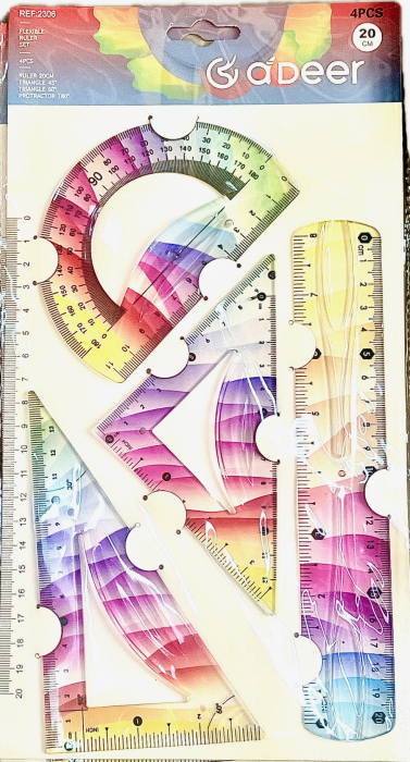 Set rigle flexibile color 4 piese/set [1]