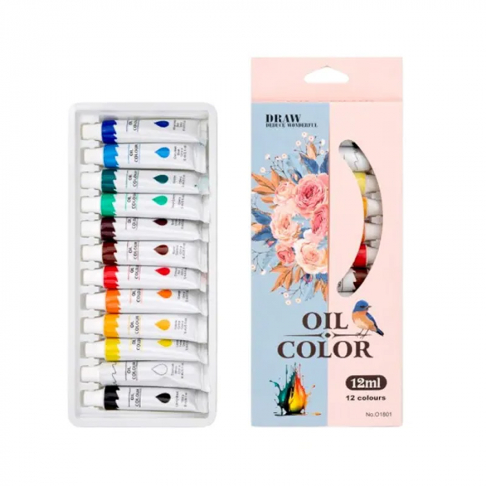 Tempera oil 10 culori*12ml [1]