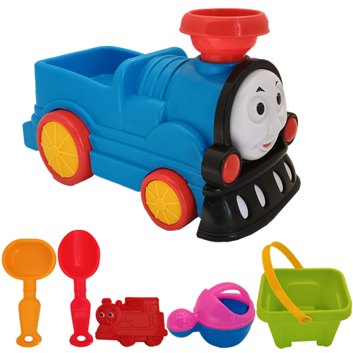 Tren nisip cu accesorii 30 x 15 x 20 cm [1]