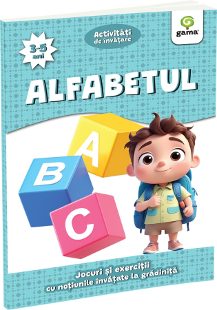 Rechizite scolare - Activitati de invatare Alfabetul 3-5 ani