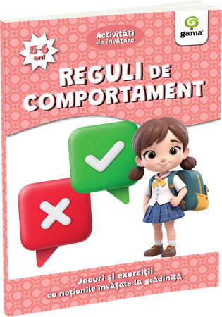 Rechizite scolare - Activitati de invatare Reguli de comportam 5-6 ani