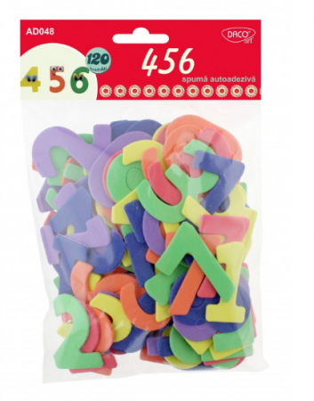 Jucarii - Accesorii craft, litere si cifre autoadeziva