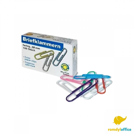 Ace, agrafe, clipsuri si pioneze - Agrafe hartie color 33 MM