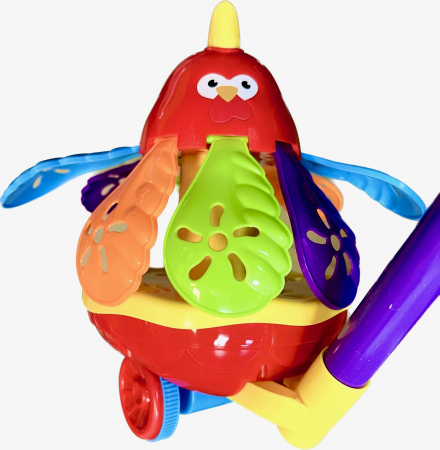 Jucarii de exterior - Jucarie de impins, model Gainusa, cu sunete 60 cm