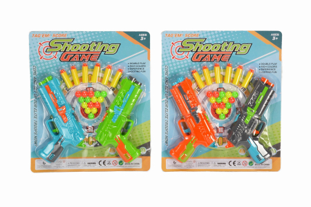 Jucarii - Blister 2 pistoale cu sageti 29*32cm