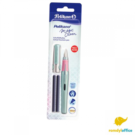 Instrumente de scris - Blister Stilou Pelikano Magic Ocean,grip,Penita M