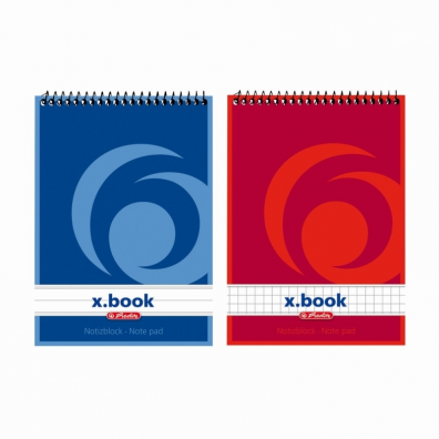 Jurnale, Notebook-uri si Notes - Bloc notes A6 50 file cu spira matematica  X.BOOK