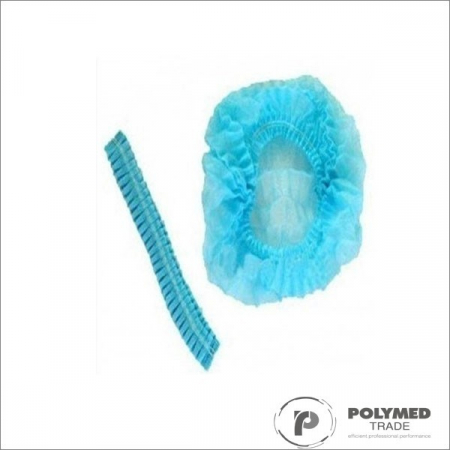 Produse de curatenie - BONETA CU ELASTIC 100/SET ALB
