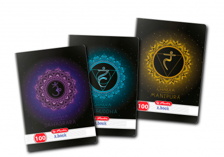 Caiete - Caiet A4,100 file, dictando, motiv Chakra, Herlitz