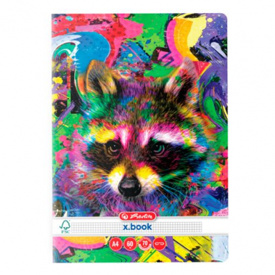 Caiete - Caiet A4 60 file matematica Animals Herlitz