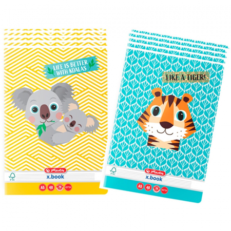 Caiete - CAIET A5 48 FILE DICTANDO CUTE ANIMALS