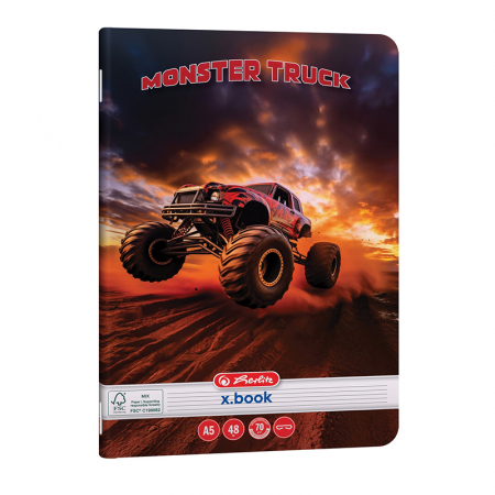 Caiete - CAIET A5 48F DICTANDO MONSTER TRUCK